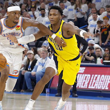 Shai Gilgeous-Alexander had a solid statistical Game 1 of the NBA Finals, but faded down the stretch.