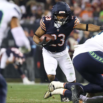 Roschon Johnson could easily fill the Bears' need for a second back who can take up a larger number of carries if no other back is added.