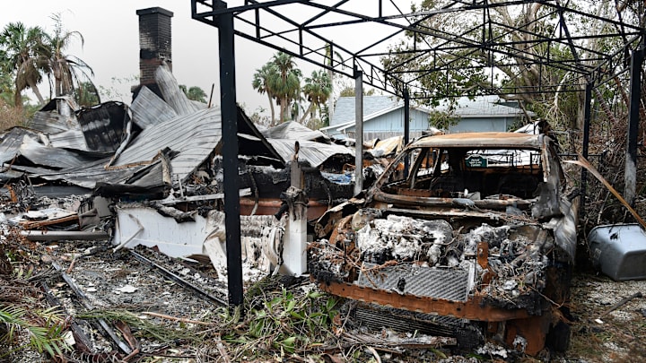 During Helene a lithium battery in a golf cart started on fire and West Manatee Fire Rescue was unable to respond due to the flooding conditions of the hurricane on the north end of Anna Maria Island. During Helene a lithium battery in a golf cart started on fire and West Manatee Fire Rescue was unable to respond due to the flooding conditions of the hurricane on the north end of Anna Maria Island.