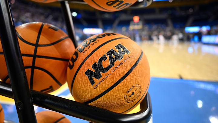 The NCAA is considering removing a ban on betting on pro sports. The NCAA is considering removing a ban on betting on pro sports.